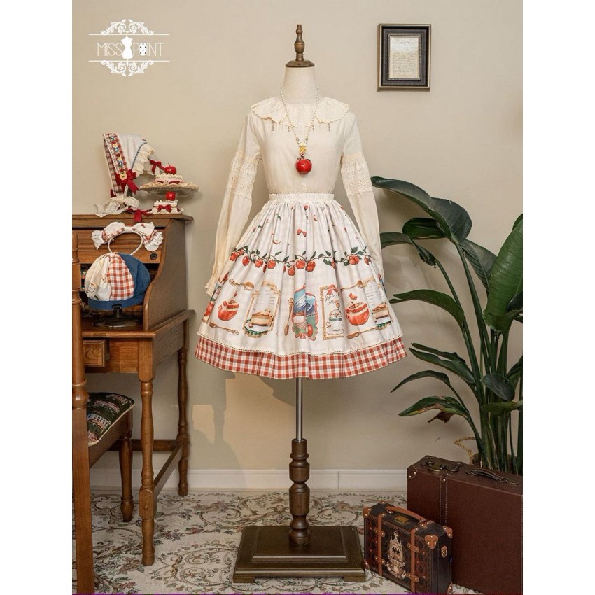 Miss Point Apple Garden Short Skirt(Reservation/Full Payment