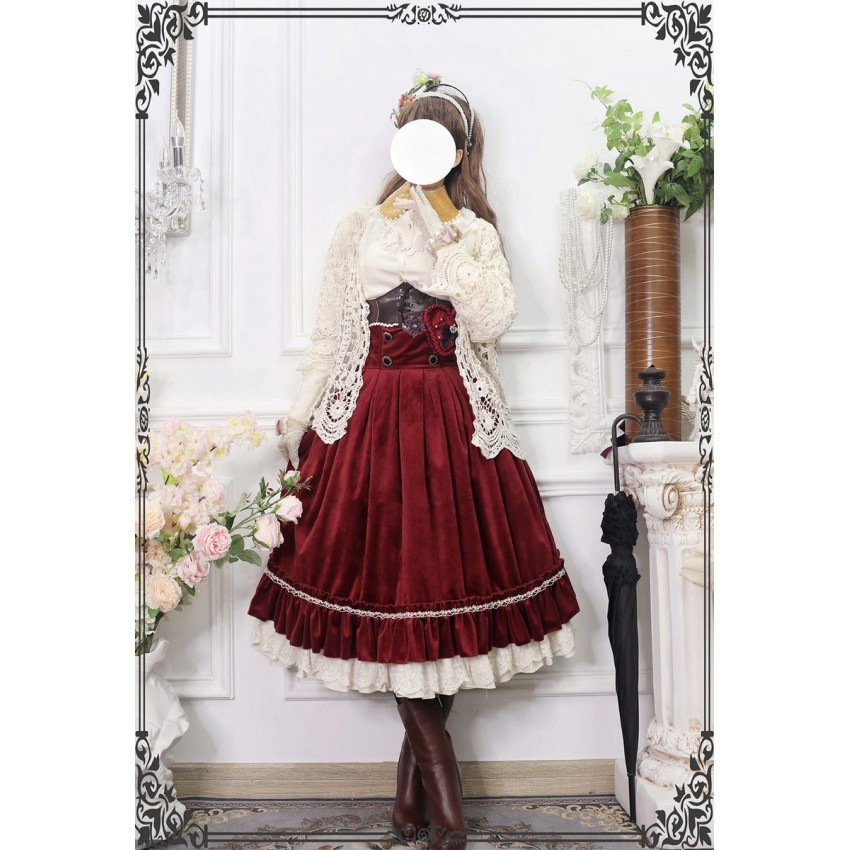Miss Point Rose Doll SP Striped High Waist Corset Skirt(Reservation/Full  Payment Without Shipping) - CLOBBAONLINE